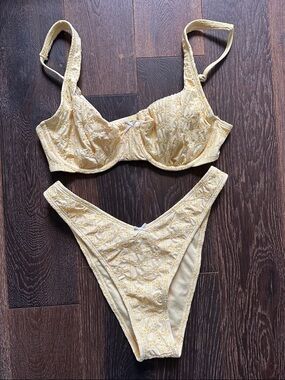 Wild Fable Yellow Bikini Set